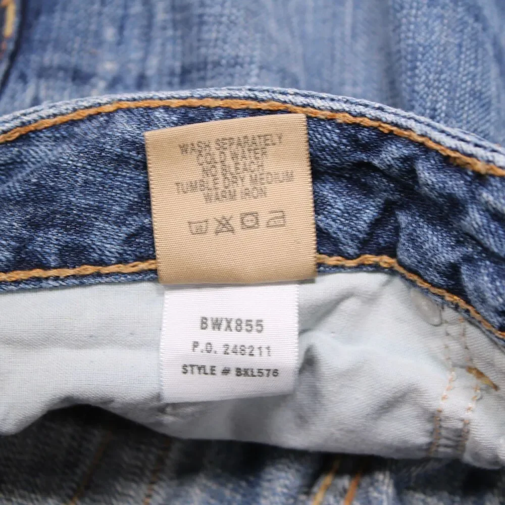 BKE Denim Medium Wash Blue Jean Bermuda Shorts Women's Size 27